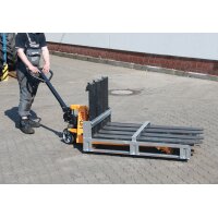 Bauer Gabelzinkenpalette (4 Gabelzinken) zum Lagern und Handling - allseitige Aufnahme  - feuerverzinkt