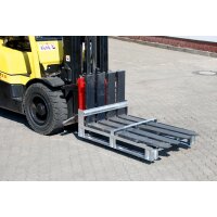 Bauer Gabelzinkenpalette (4 Gabelzinken) zum Lagern und Handling - allseitige Aufnahme  - feuerverzinkt