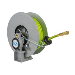Automatischer Schlauchaufroller - versch. Längen - mit  Flex-Schlauch -  Innen Ø 10 mm - für Druckluft
