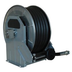 Automatischer Schlauchaufroller - aus Edelstahl - für Hochdruck - ohne Schlauch - für max. 40 m - Innen Ø 10 mm