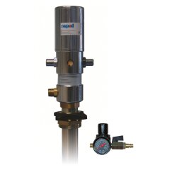 Pneumatische Ölpumpe - 1 : 1 Übersetzung - Fasssaugrohr - max. 8 bar - 10 Ltr./min.