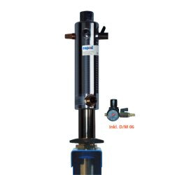 Pneumatische Ölpumpe - 1 : 5 Übersetzung - kurz - bis max. 8 bar - 15 Ltr./min.