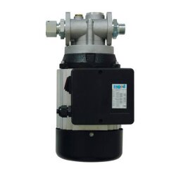 Elektr. Ölförderpumpe - Rücklaufschlauch - Wandkonsole - 0,55 kW - 230 Volt  - Förderleistung: 9 Ltr./min.