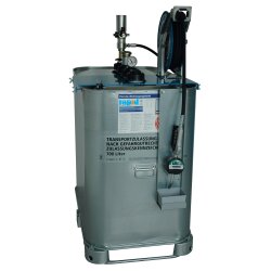 Ölabgabeset - stationär - für 700 oder 1000 Liter Fässer - pneumatisch - eichfähig