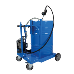 Ölabgabeset - mobil - elektrische Pumpe - für 200 Liter Fässer