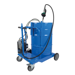 Ölabgabeset - mobil -  elektrische Pumpe - für 200 Liter Fässer