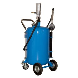 Ölspender mobil - 80 Liter - pneumatische Kolbenpumpe - Durchlaufzähler LCD 20