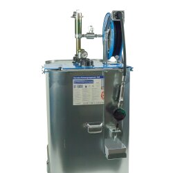 Ölabgabeset für Tank - LKW - pneumatische Pumpe - Schlauchaufroller - eichfähig -10 Ltr./min. Förderleistung