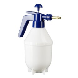 Pumpzerstäuber - 1,0 Liter PE-Behälter - weiß - transparent