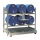 Fassregal mit Bodenwanne für 6 x 60 Liter Fässer