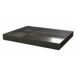 Auffangwanne für 4 x 200 Liter Fässer - 260 Liter - 1200 x 1600 x 155 mm (LxBxH) - ohne Gitterrost - ohne Füße