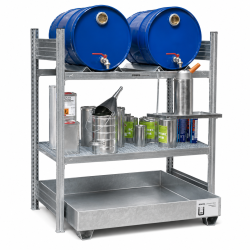 Erweiterungsabfüllplatz für 2 x 60 Liter Fässer