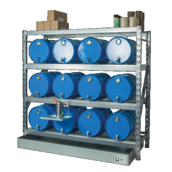 Erweiterungsabfüllplatz für 12 x 60 Liter Fässer - 1 Gitterrostauflagen