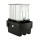 Auffangwanne - aus PE - für 1 IBC Container - inkl. Abfüllvorsatz - 1100 Liter Wannenvolumen