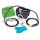 Dieselpumpe als Set - 12Volt - 260 Watt - 2 m Saugschlauch - 4 m Tankschlauch - manuelle Zapfpistole - mit Dieselfilter und Tankhandschuhen