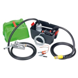 Dieselpumpe als Set - 24 Volt - 310 Watt - 2 m Saugschlauch - 2 m Tankschlauch - manuelle Zapfpistole