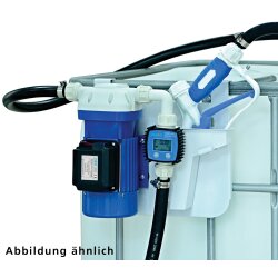 Elektrisches Pumpenaggregat - für AdBlue® - zur Verwendung mit IBC Containern - Zählwerk und autom. Zapfpistole