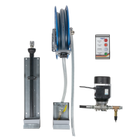 Absaugeinheit - Pumpe 230 Volt -  Schlauchaufroller BR 9
