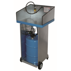 Kleinteilereiniger - elektrische Fasspumpe - 50 bis 60 Liter Gebinde - Traglast 30 kg - Maße ca. 580 x 480 x 1150 mm