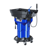40 Liter - Biologischer Kleinteilereinger - pneumatische...
