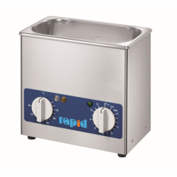 Ultraschall-Reinigungsgerät - 3 Liter Tank - Heizung: 30°C - 80°C - 1 - 15 Minuten und Dauerbetrieb