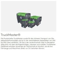 TruckMaster&reg; 200 Liter - Diesel Tankanlage - 12 V - 35 l/min - Z&auml;hlwerk - Ohne Deckel