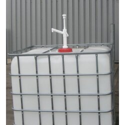 IBC Handpumpe - 400 ml/Hub - für Schmier- und Speiseöle - für 2" BSP Metallfässer