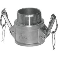 Camlock Dose - 3/4" auf 3/4" BSP AG - Edelstahl