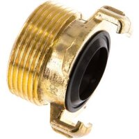 GEKA Kupplung - auf 1 1/4" Außengewinde - Messing