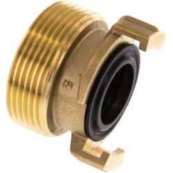 GEKA Kupplung - auf 1 1/2" Außengewinde - Messing