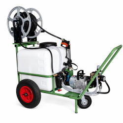 Karrenspritze - Pflanzenschutz  - 120 Liter Behälter - 230V - 23 l/min - 20 bar