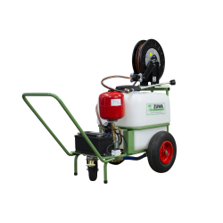 Gießgerät - Fahrwagen - Pflanzenschutz  - 120 Liter Behälter - 12V - 16 l/min - 1,5 bar