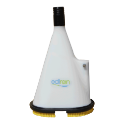 Kiessaug Trichter oval - für Teleskopstange  - Anschluss 1  1/2" - Teichreinigungsset