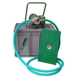 Flachsaugset Kompakt - 230V - 60 l/min - Eurobehälter - Combistar - Tragegestell