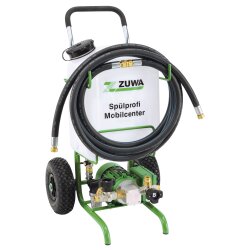 Spülprofi Mobilcenter - 230V - 60 l/min -  3/4" - Unistar - 5 bar -  mobiles Fahrgestell - 30 Liter Behälter