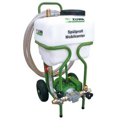 Spülprofi Mobilcenter - 230V - 90 l/min -  1 1/4" - Unistar - 5 bar -  mobiles Fahrgestell - 55 Liter Behälter