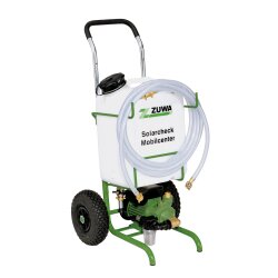 Solarpumpe Mobilcenter - 230V - 31 l/min -  1" - 6 bar -  mobiles Fahrgestell - 30 Liter Behälter