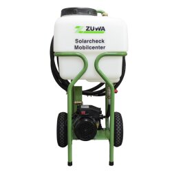 Solarpumpe Mobilcenter - 230V - 36 l/min - 9 bar -  mobiles Fahrgestell - 55 Liter Behälter