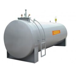 7580 - CEMO 4000l Stahltank - Ø 160 cm - für Diesel und RME - doppelwandig - ohne Zubehör