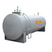 7580 - CEMO 4000l Stahltank - Ø 160 cm - für Diesel und RME - doppelwandig - ohne Zubehör