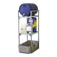 7640 - CEMO Fassregal Typ 120, Variante 3 - 65l...