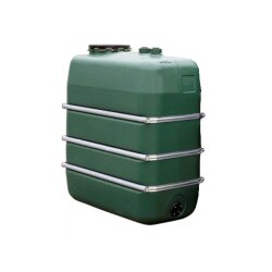 7650 - CEMO 1500l Lagertank - 2 x 2" Anschlüsse -Dom Ø 400 mm - für Wasser