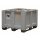 8322 - CEMO 610l PE-Altbatterie-Box - bis 600 kg belastbar - stapelbar - grau - 3 Auflagekufen