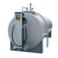 8596 - CEMO 20000l Stahltank - Ø 200 cm - für Diesel und RME - doppelwandig - Konsole für Zapfsäulen