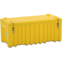 8615 - CEMO 250l CEMbox - Tragfähigkeit 200 kg - gelb - stapelbar - Etikettentasche
