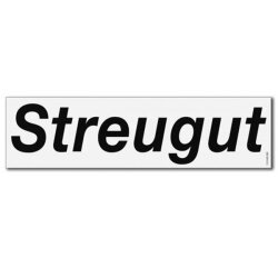 8626 - CEMO Aufkleber "Streugut" - Zubehör für Streugutbehälter - 10 Stück
