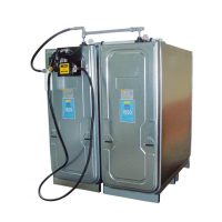 8823 - CEMO 4500l Dieseltankanlage (3x1500l) - 230V - 50l/min - 4 m Befüllschlauch