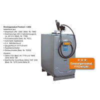 8823 - CEMO 4500l Dieseltankanlage (3x1500l) - 230V - 50l/min - 4 m Befüllschlauch