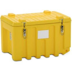 10132 - CEMO 150l CEMbox - Tragfähigkeit 100 kg - gelb - stapelbar - Etikettentasche