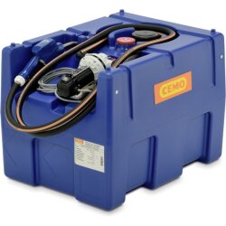 10197 - CEMO 200l Mobiler Behälter für AdBlue® - 12V Membranpumpe - 30l/min - 4 m Schlauch
